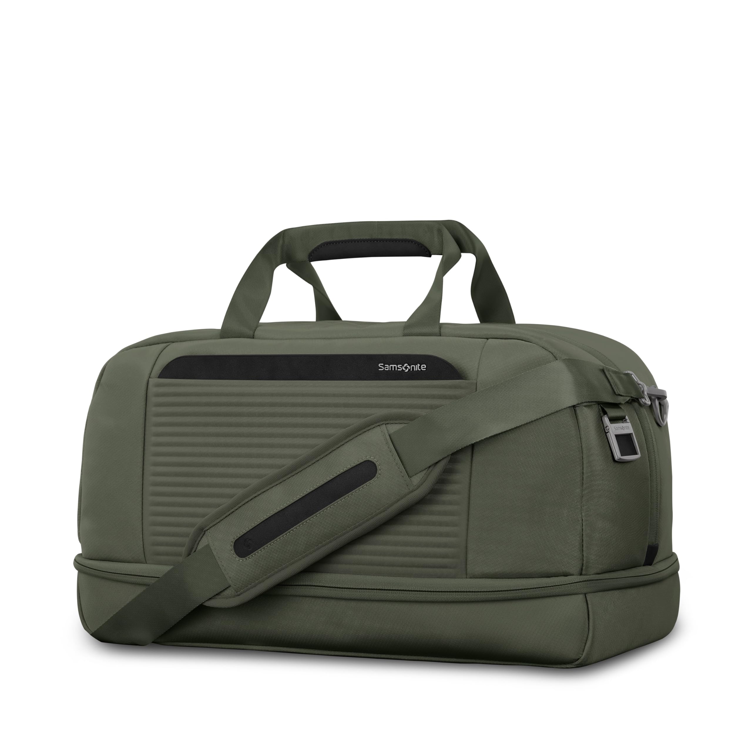 Weekender Duffle Bag with Shoe Compartment – Olive