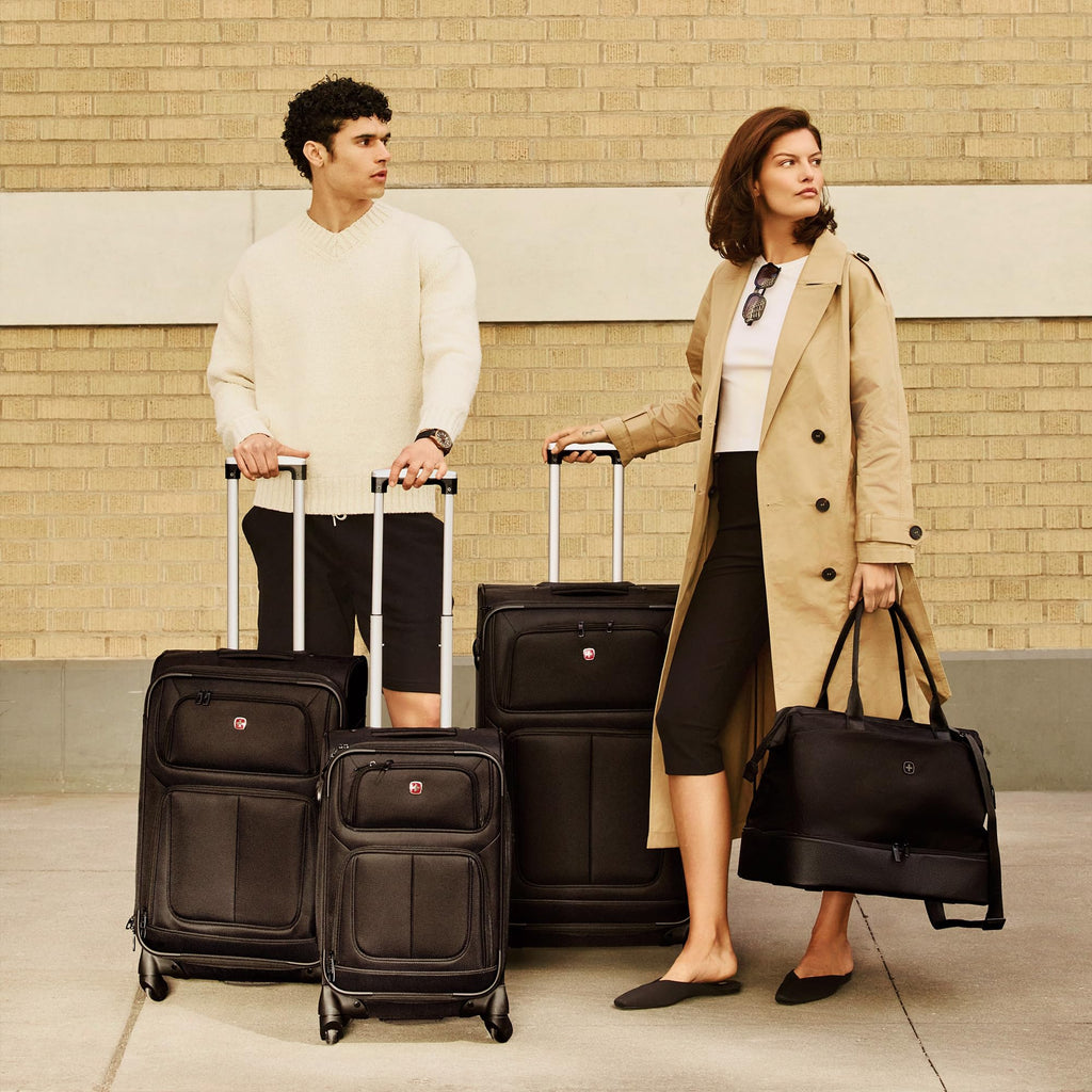 Large Expandable Softside Luggage – Evergreen