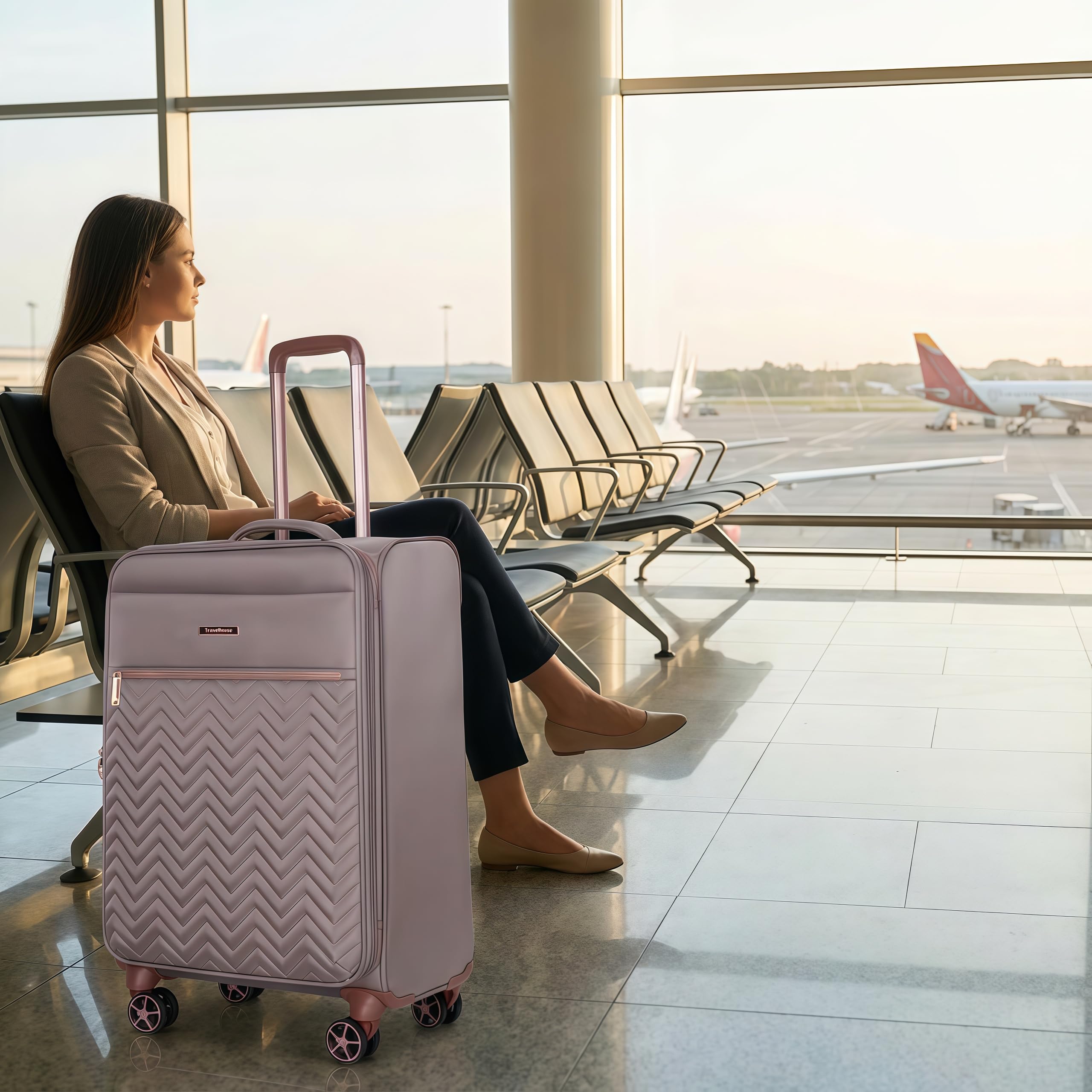 4-Piece Expandable Softside Luggage Set