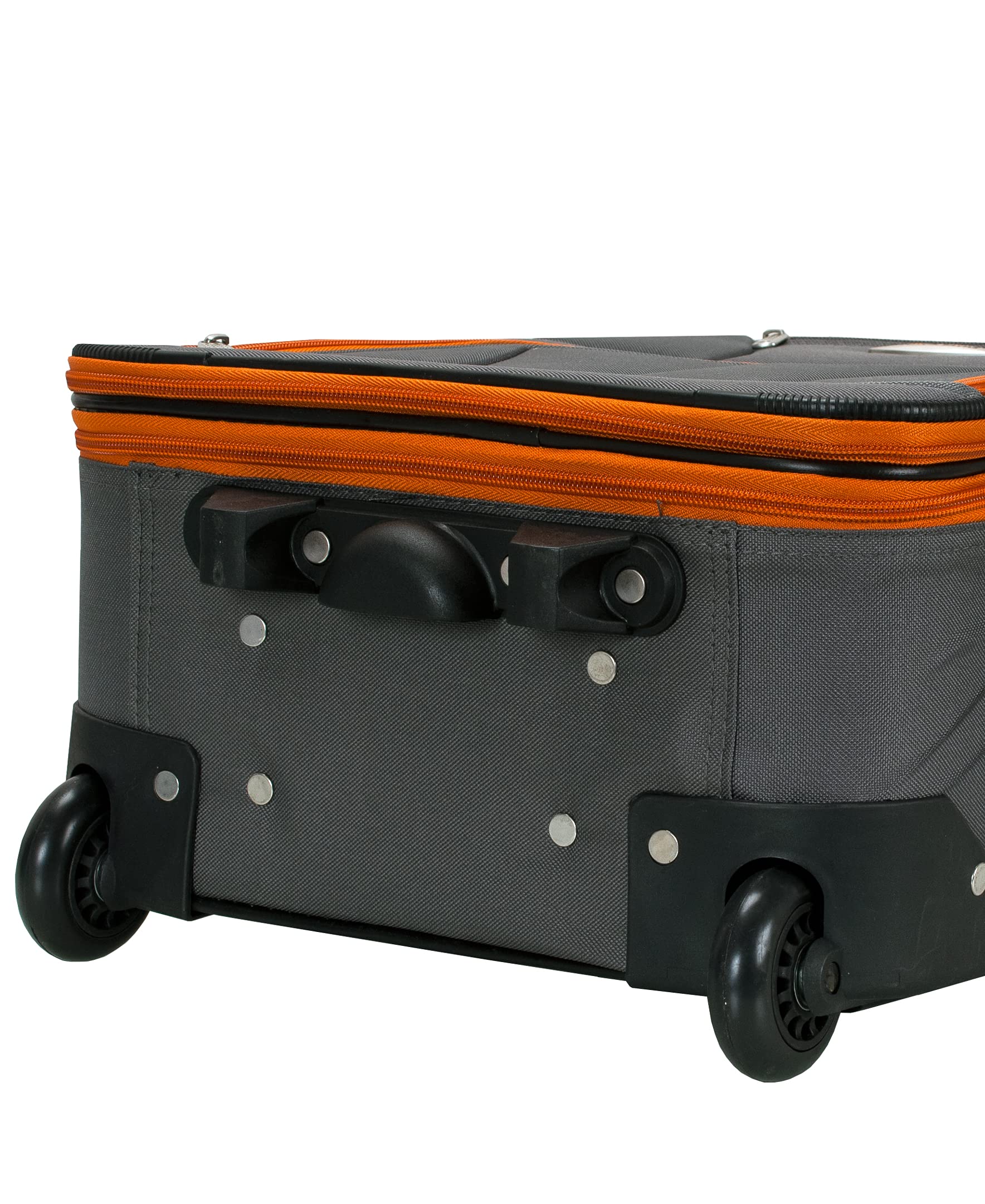 4-Piece Expandable Softside Luggage Set – Charcoal