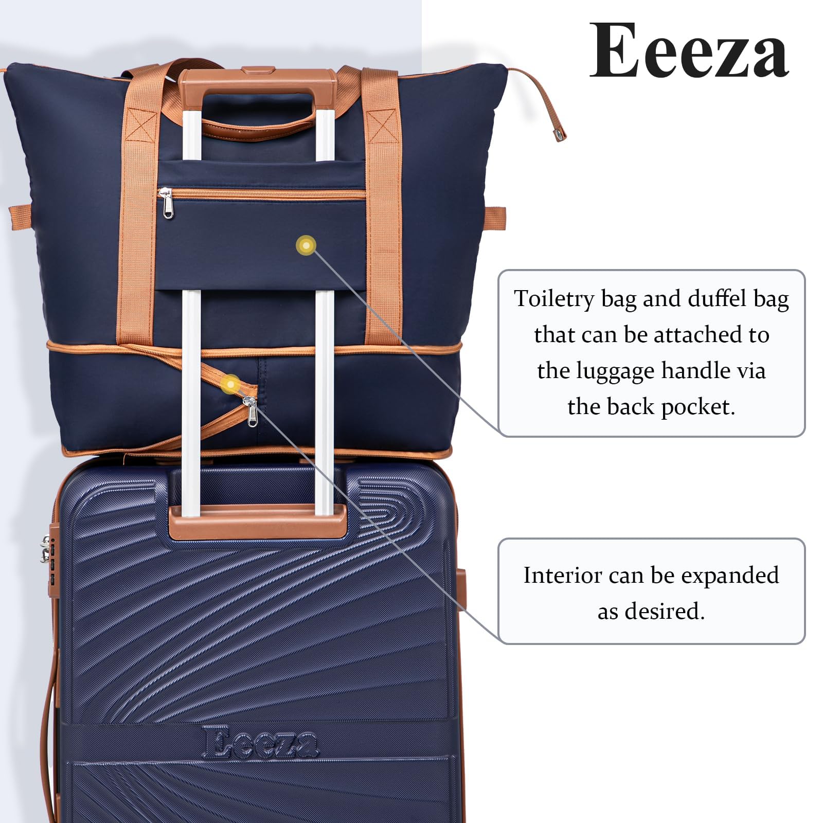 5-Piece Hardside Luggage Set with TSA Lock