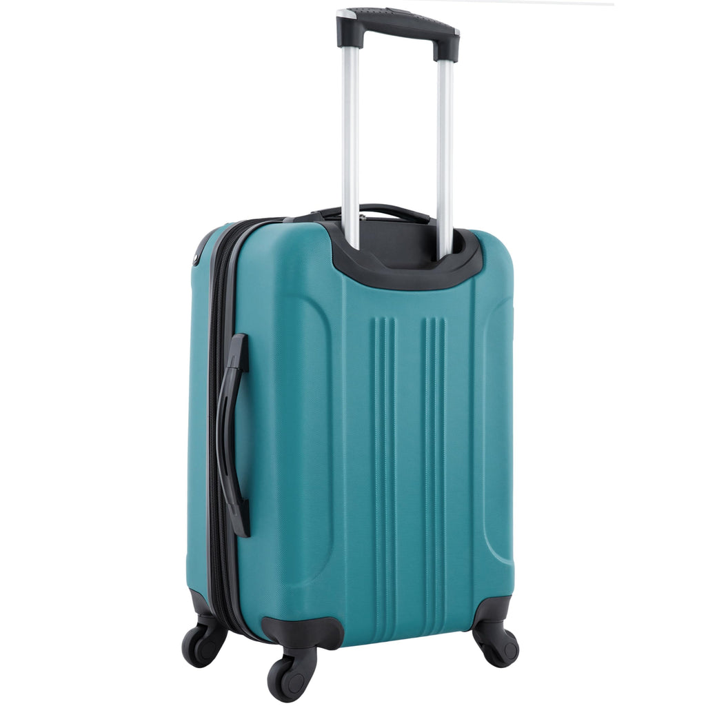 22" Expandable Spinner Carry-On Luggage – Teal