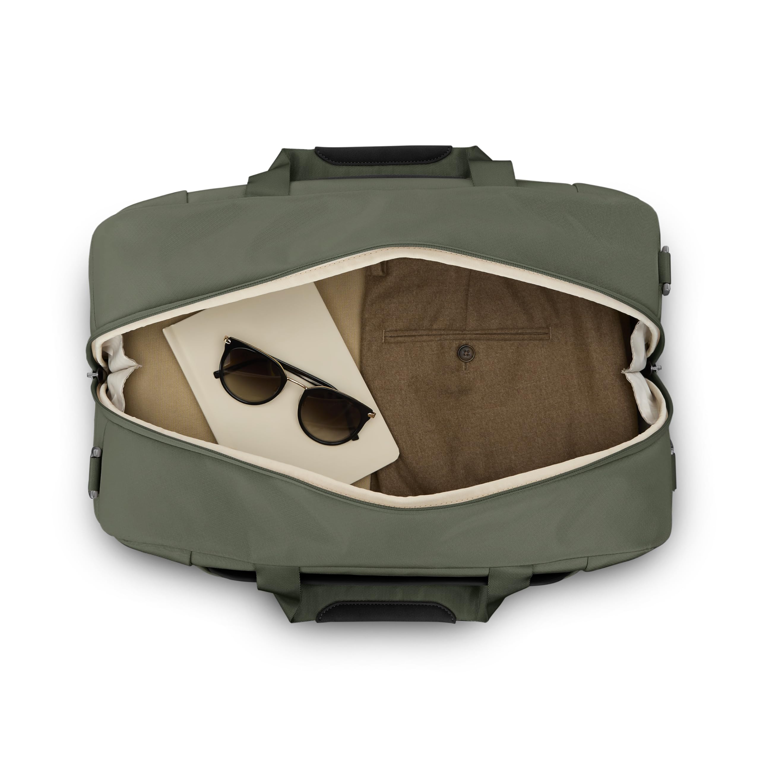 Weekender Duffle Bag with Shoe Compartment – Olive