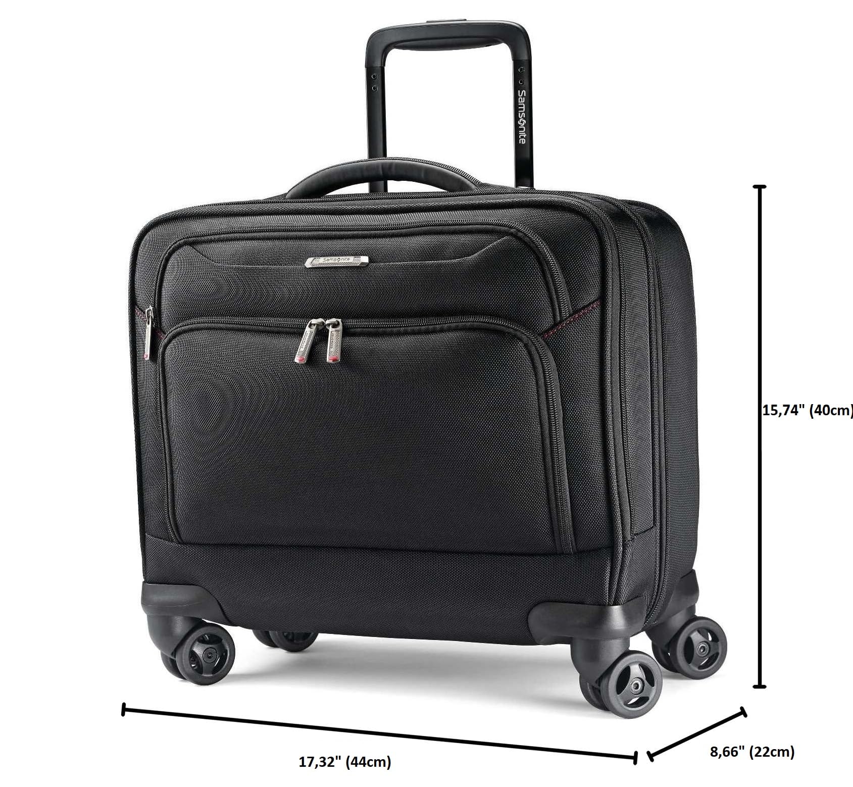 Spinner Mobile Office Bag – Black