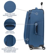 25" Expandable Softside Luggage – Ensign Blue