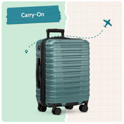 22" Expandable Hardside Carry-On Luggage – Teal