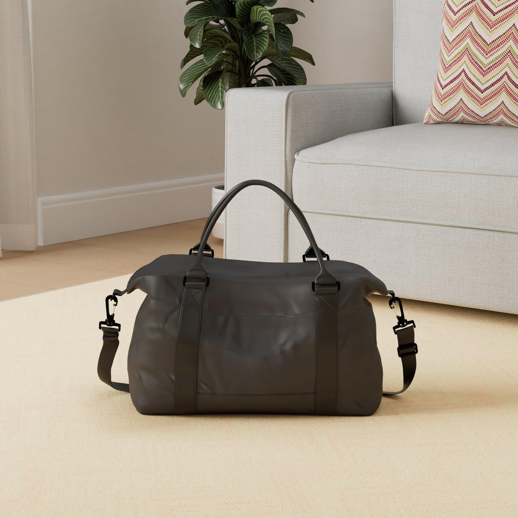 Weekender Travel Duffle Bag – Black