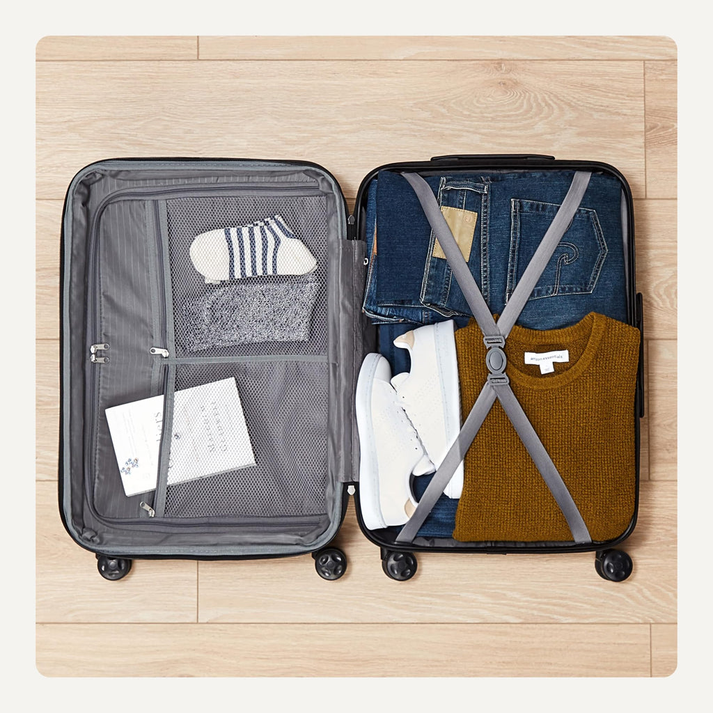 21" Expandable Carry-On Luggage – Light Blue