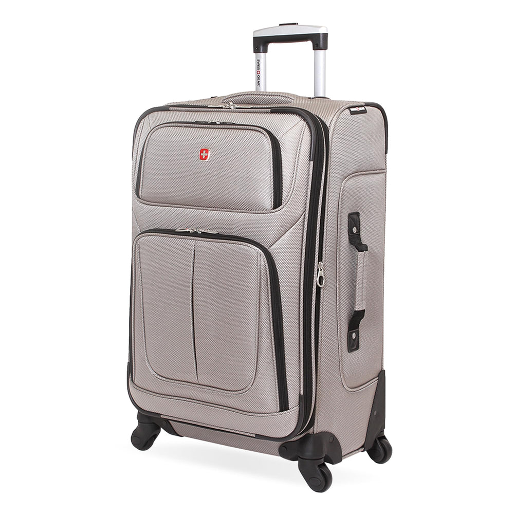 Medium Expandable Softside Luggage – Pewter