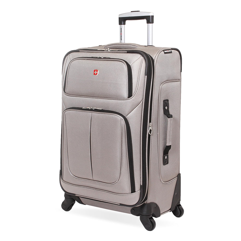 Medium Expandable Softside Luggage – Pewter