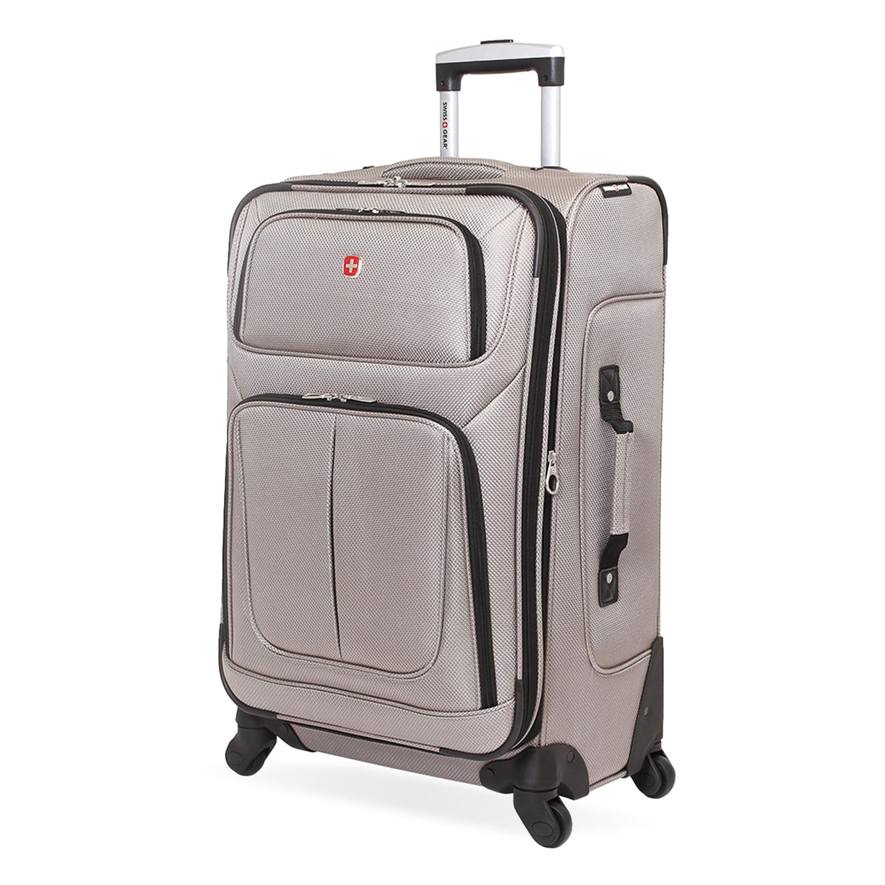 Medium Expandable Softside Luggage – Pewter