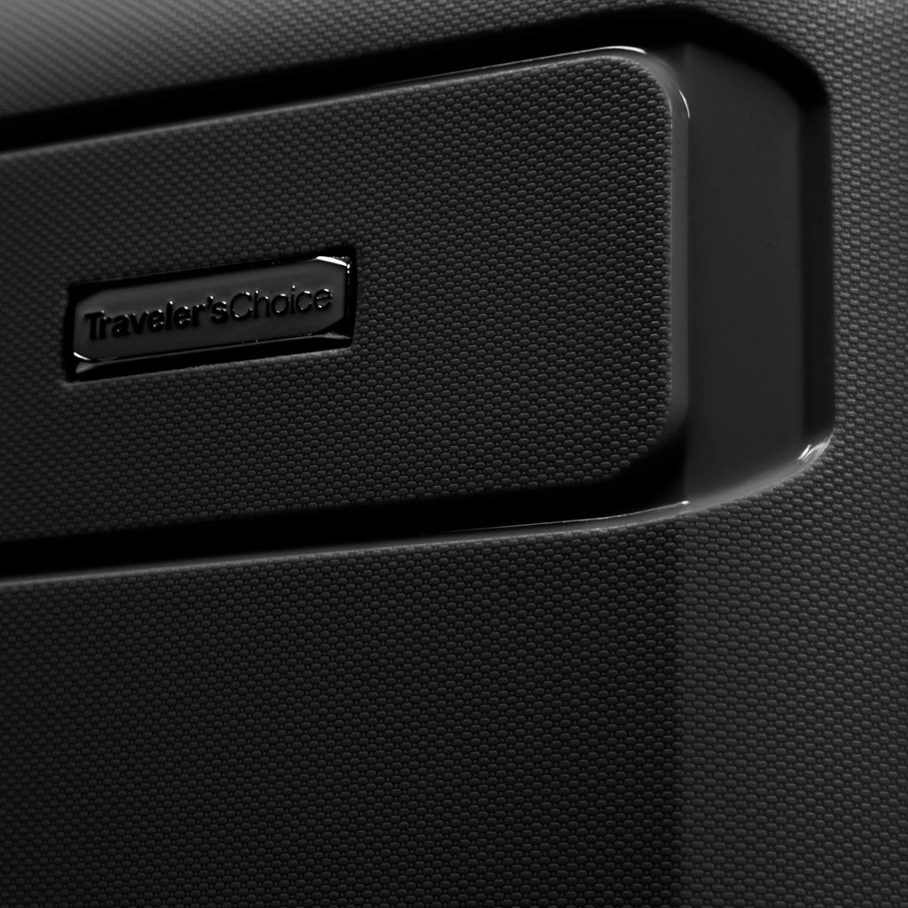 27" Expandable Hardside Luggage – Black
