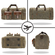 50L Waxed Canvas Duffle Bag