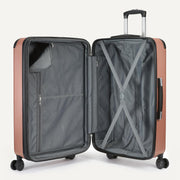 4-Piece Hardside Luggage Set – Rose Gold