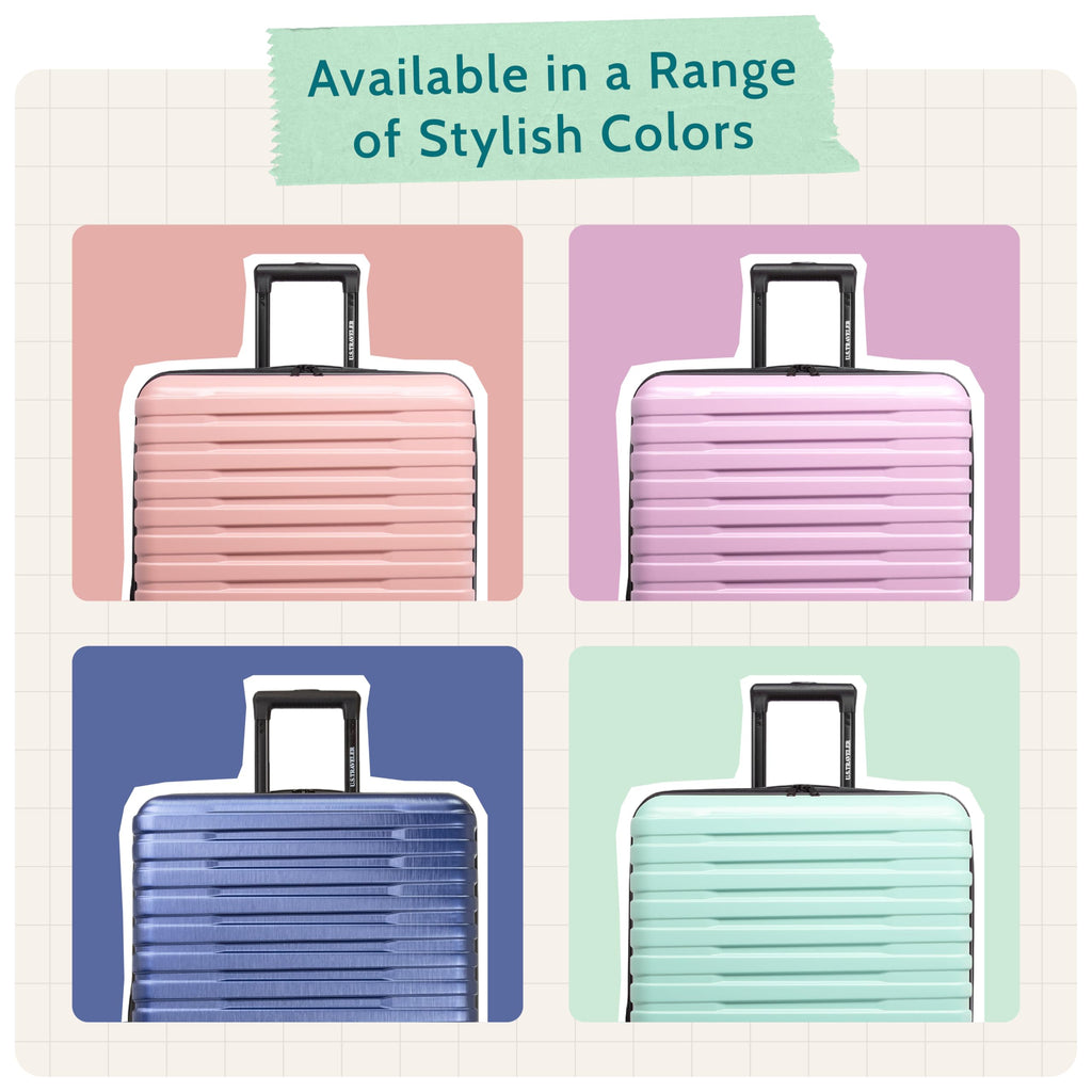 22" Expandable Hardside Carry-On Luggage – Teal