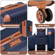 5-Piece Hardside Luggage Set with TSA Lock