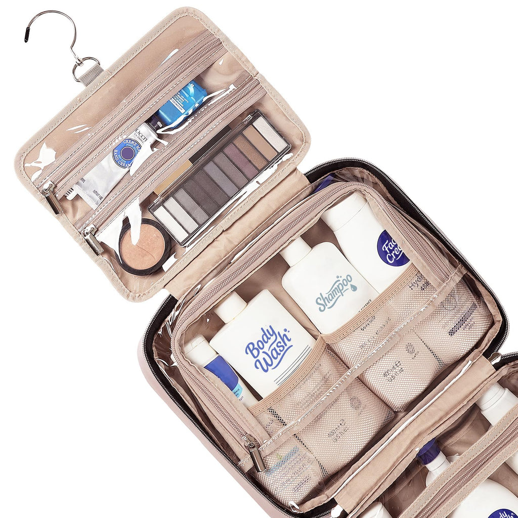 Large Hanging Travel Toiletry Bag – Pink