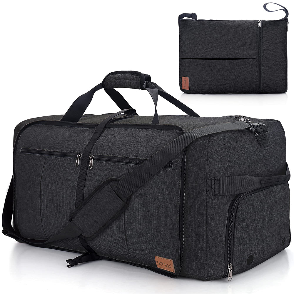120L Foldable Travel Duffle Bag with Shoe Compartment