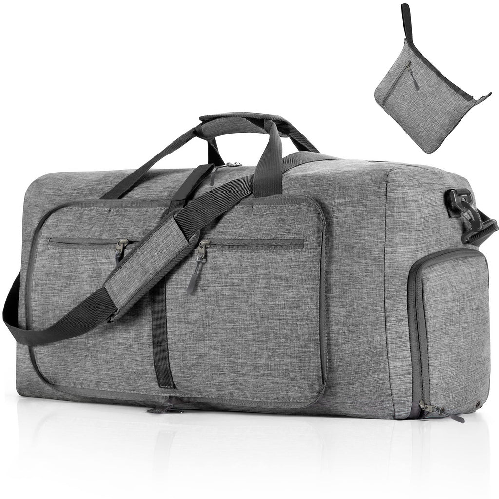 115L Foldable Travel Duffle Bag with Shoe Compartment