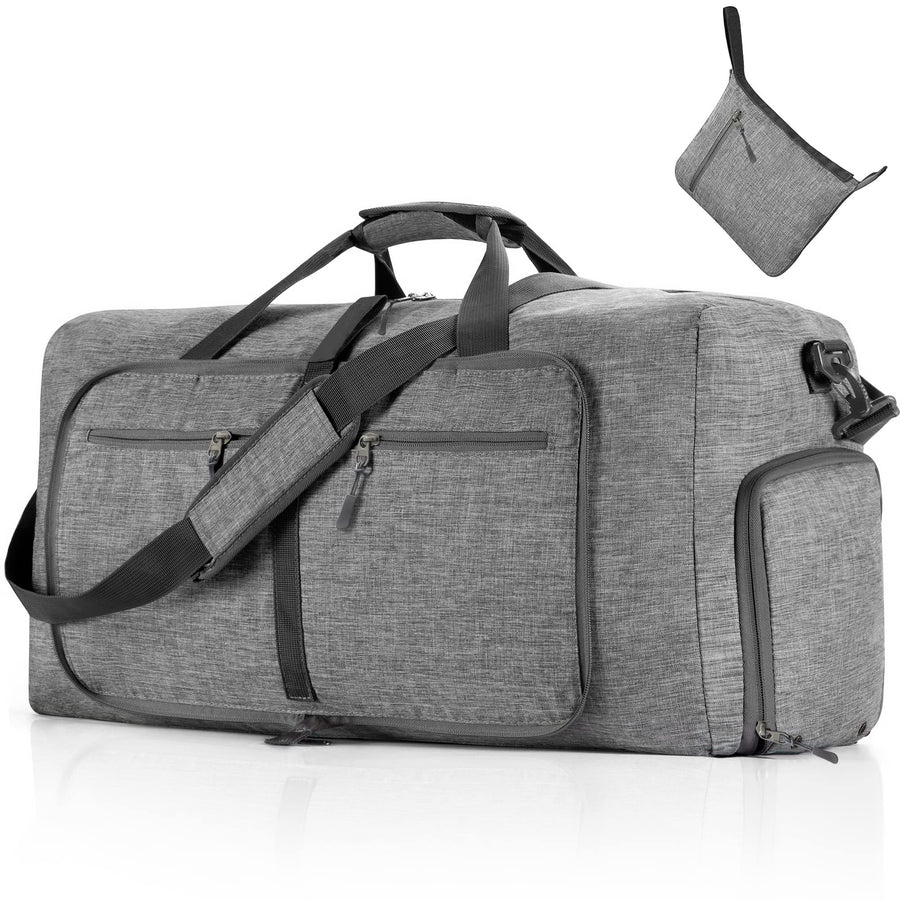 115L Foldable Travel Duffle Bag with Shoe Compartment