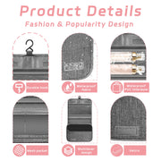 Hanging Travel Toiletry Bag – Grey